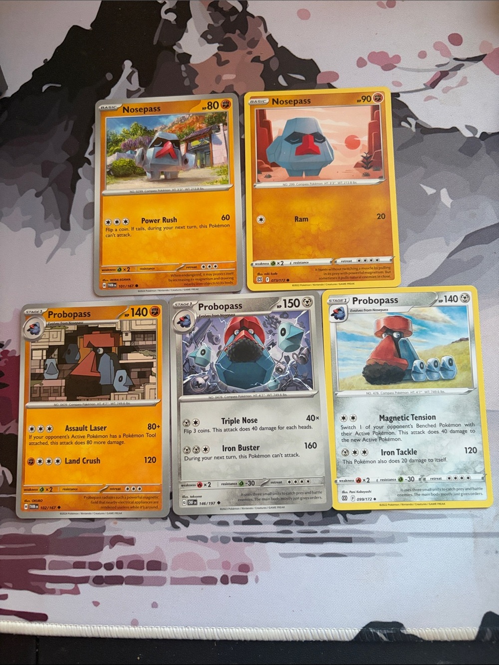 Nosepass & Probopass Evolution Collection Lot | 5 Pokémon Cards | ✨5/$25✨